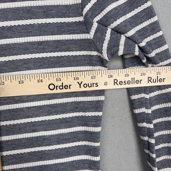 Sail to Sable Dress Womens Small Navy White Striped Coastal Nautical Preppy STS - Picture 11 of 13